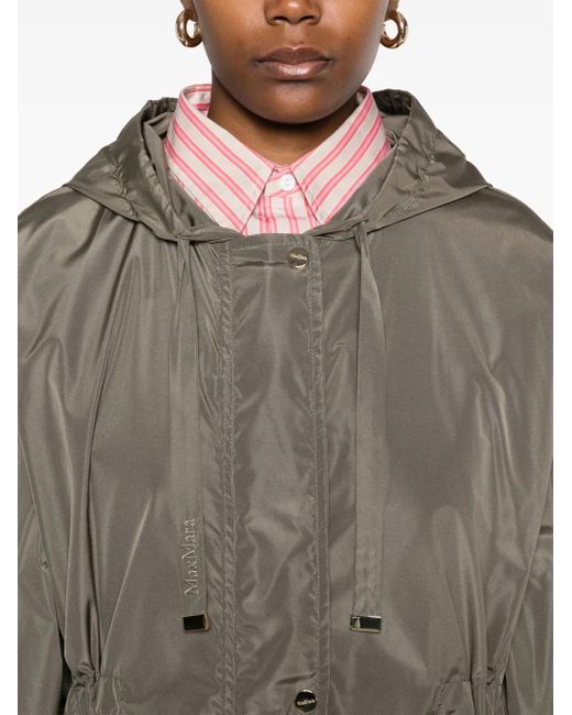 Max Mara Gray Teodoro Trench Coat