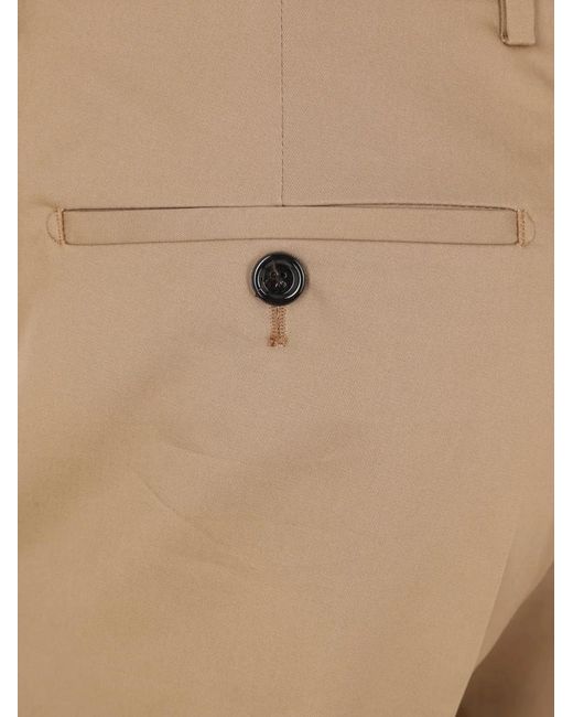 Lardini Natural Button Trousers for men