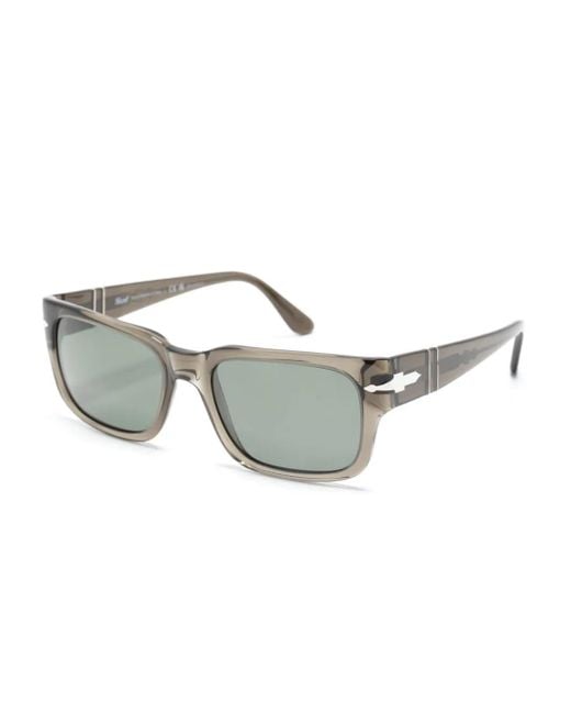 Persol Gray Po3315S Rectangle-Frame Sunglasses for men