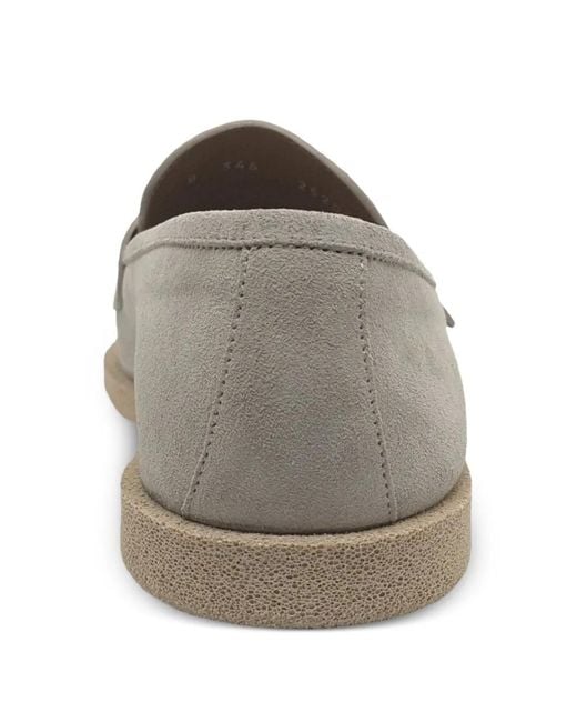 Neil Barrett Gray Strap Loafers for men