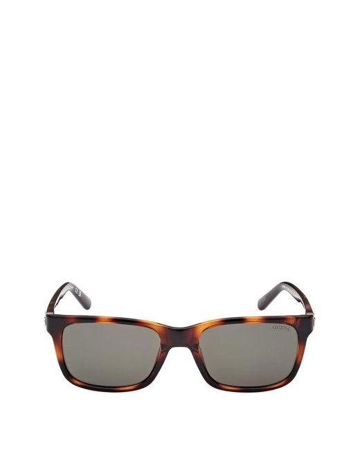 GUESS EYEWEAR Gray Rectangle-Frame Sunglasses