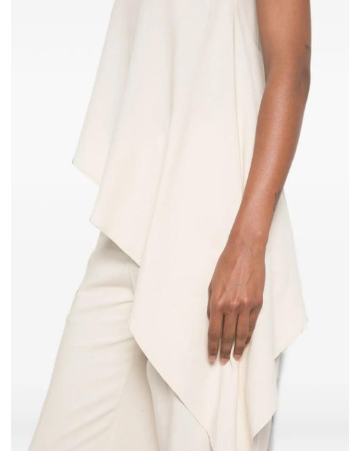 ViCOLO White One-Shoulder Asymmetric Top