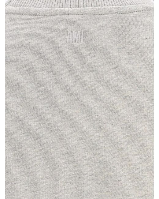 AMI White Ami De Coeur Sweatshirt