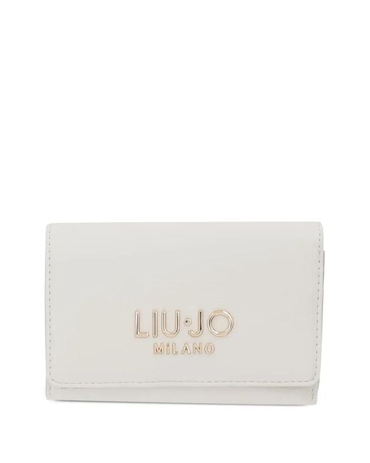 Liu Jo White Logo Detail Wallet