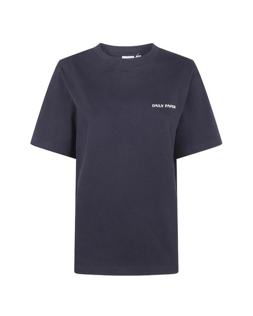 Daily Paper Blue Short-Sleeve T-Shirt