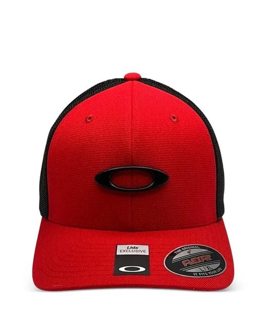 Oakley Red Premium Tin Can Trucker Hat