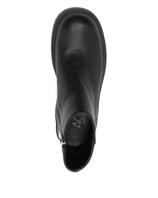 Agl Attilio Giusti Leombruni ラウンドトゥ ブーツ 70mm Black