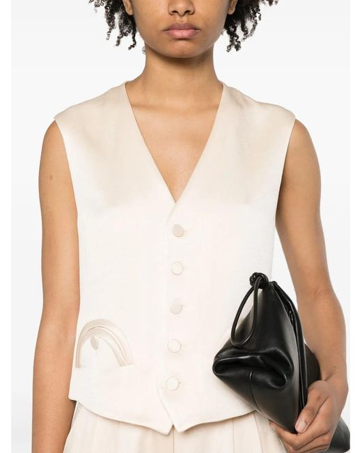 Blazé Milano Natural Novalis Feral Satin Gilet