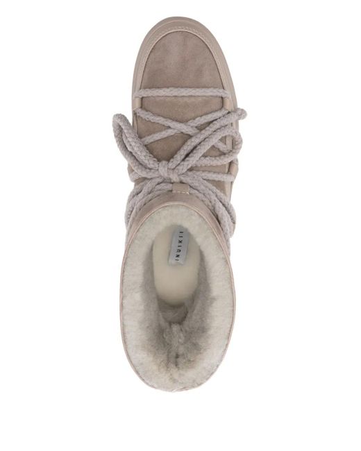 Bottes En Daim À Lacets Inuikii en coloris Natural