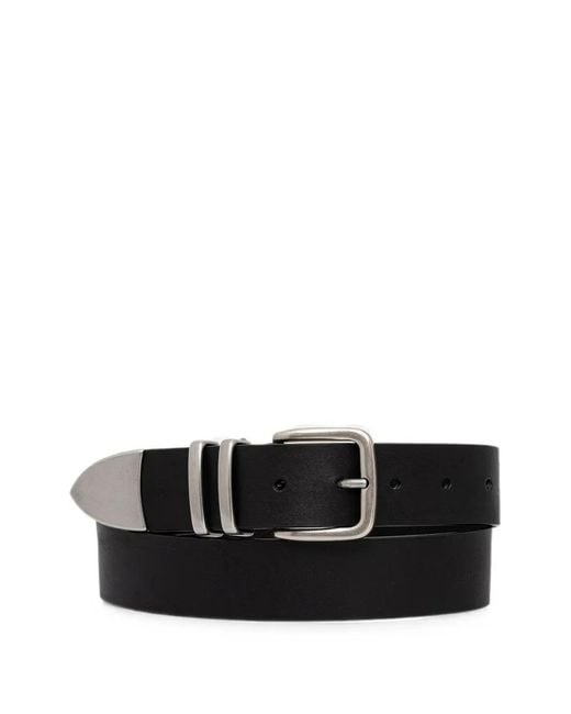 Levi's Black Freya Metal-Tip Buckle Belt