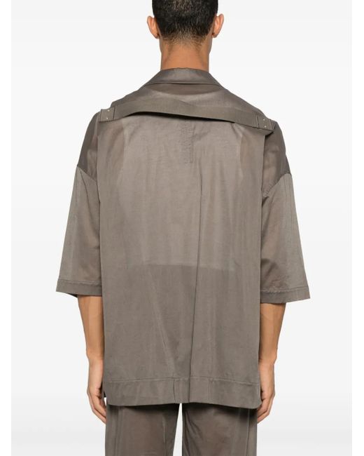 Rick Owens Gray Magnum Tommy Shirt for men