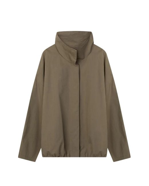 Stylein Natural Sarou Funnel-Neck Jacket