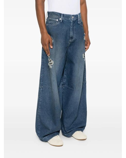 Simone Rocha Blue Five-Pockets Jeans for men