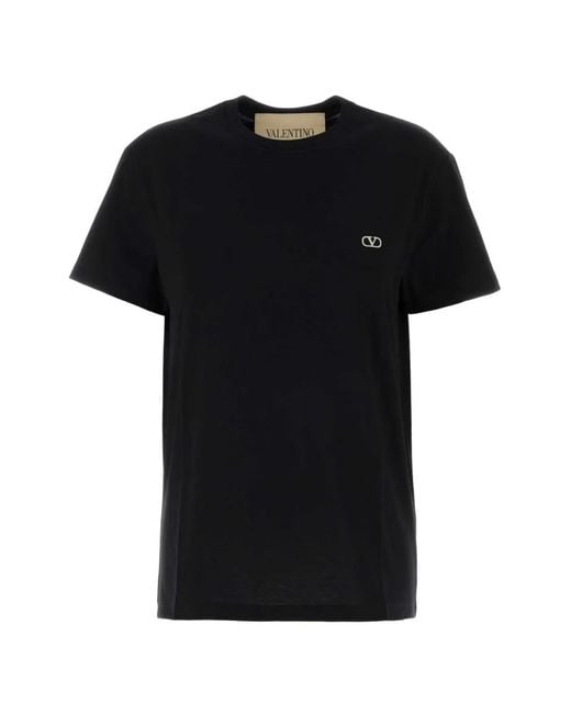Valentino Garavani Black Vlogo Signature T-Shirt