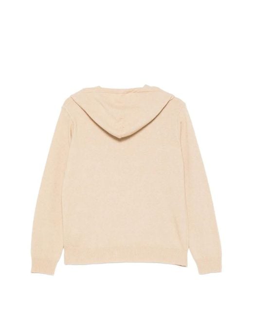 SERGIO MORETTI FIRENZE Natural Drawstring Hoodie