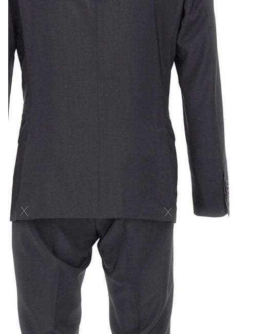 Traje Con Doble Botonadura Corneliani de hombre de color Blue