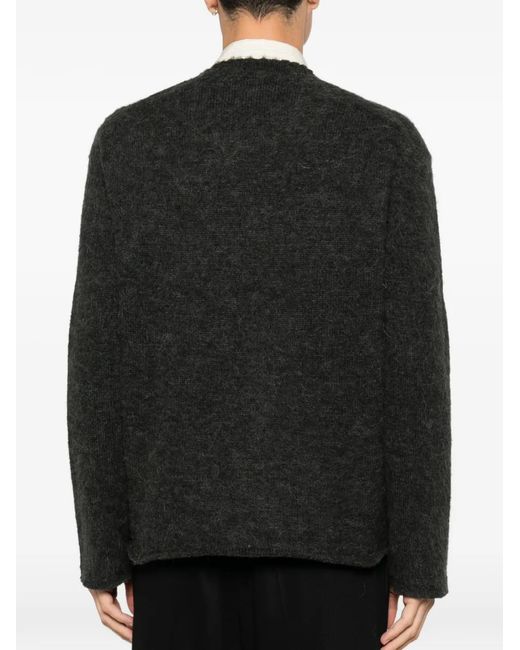 Diana Studio Black Long-Sleeve Sweater for men