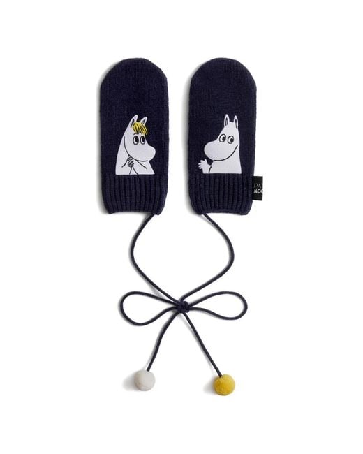 Patou Blue X Moomin Snorkmaiden Mittens