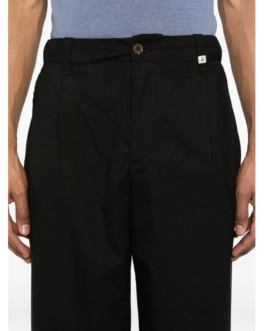 Myths Black Poseidone Pleated Trousers for men