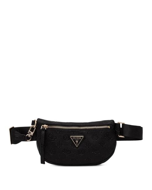 Guess Black Devon Gürteltasche Mit Logo