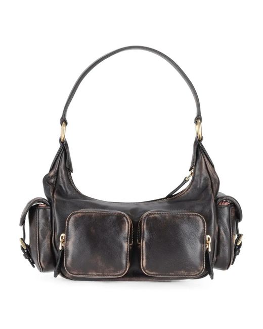 Miu Miu Black Pocket Shoulder Bag