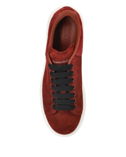 Alexander McQueen Red Oversized Sneakers for men