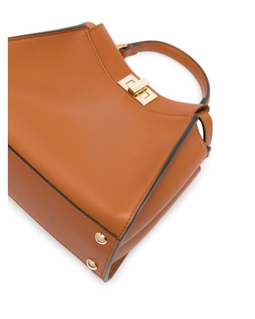Fendi Brown Peekaboo Handbag