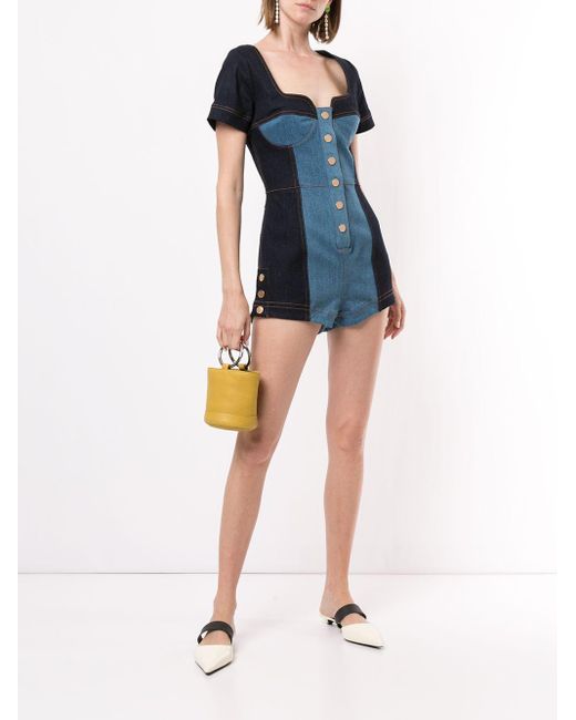 Alice McCALL Electric Memories Playsuit in Blue | Lyst Australia