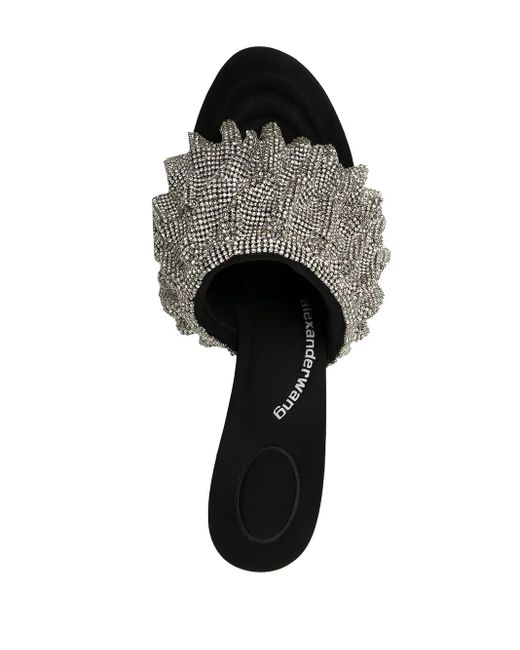 Mules Nala Con Ruches 105Mm di Alexander Wang in Black