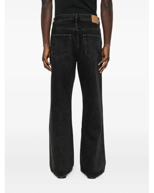 メンズ Jeanerica ロゴパッチ ジーンズ Black
