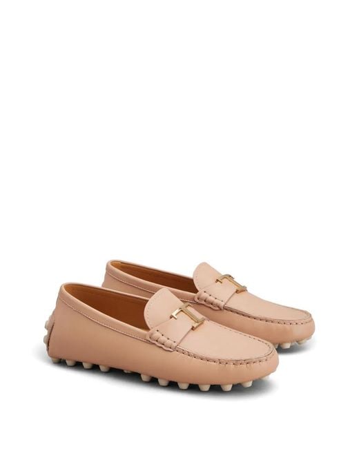 Tod's Natural Flat Shoes