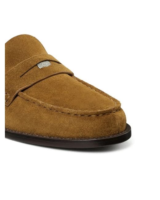 Tory Burch Brown Classic Penny Loafers