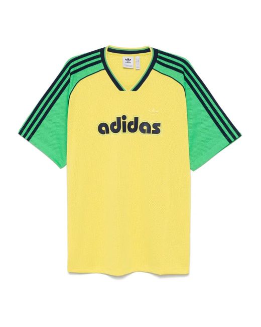 T-Shirt Con Logo di Adidas in Yellow da Uomo