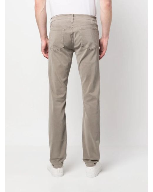 FRAME Gray Straight-Leg Chino Trousers for men