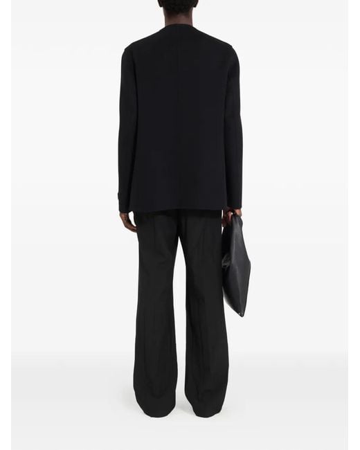 MM6 by Maison Margiela Black Single-Breasted Wool Jacket