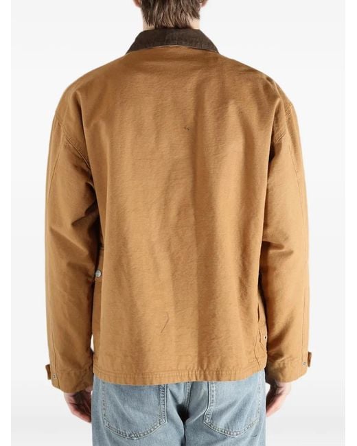 Neighborhood Brown Clasp-Fastening Jacket for men