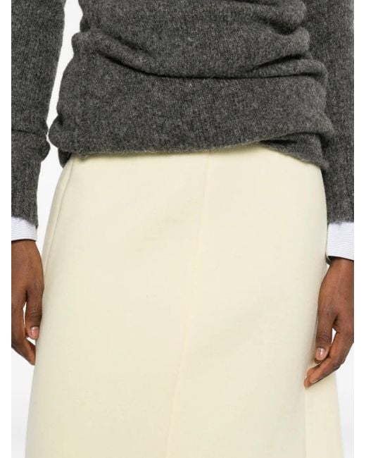 N°21 Natural Wool Blend Skirt