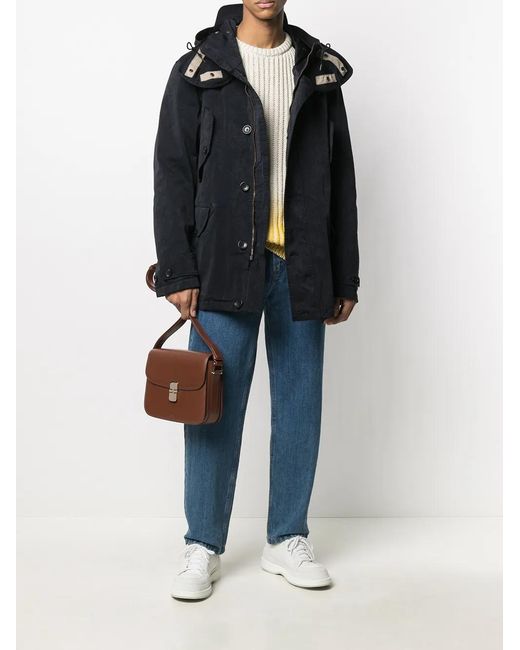 A.P.C. Brown Mini Shoulder Handbag