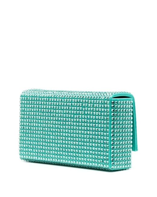 Bolso de mano Paloma con cristales AMINA MUADDI de color Blue