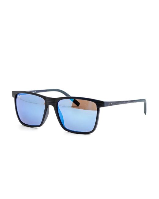 Maui Jim Blue One Way Square Sunglasses
