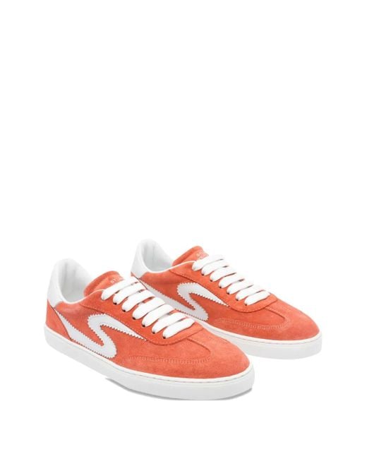 Stuart Weitzman Red Baskets En Cuir