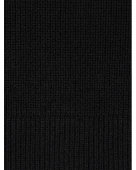 Maison Margiela Black Zip-Up Cardigan