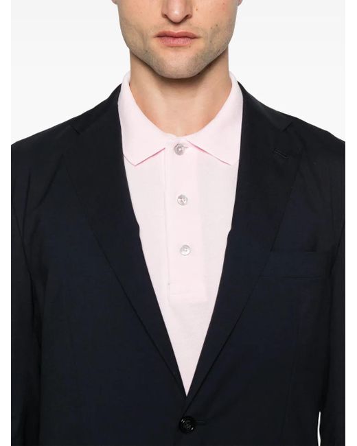 Kiton Blue Single-Breasted Suit for men