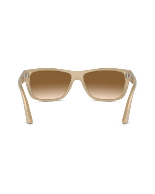 Persol Natural Brille Mit Eckigem Gestell