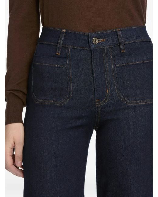 FRAME Blue Le Slim Palazzo Jeans