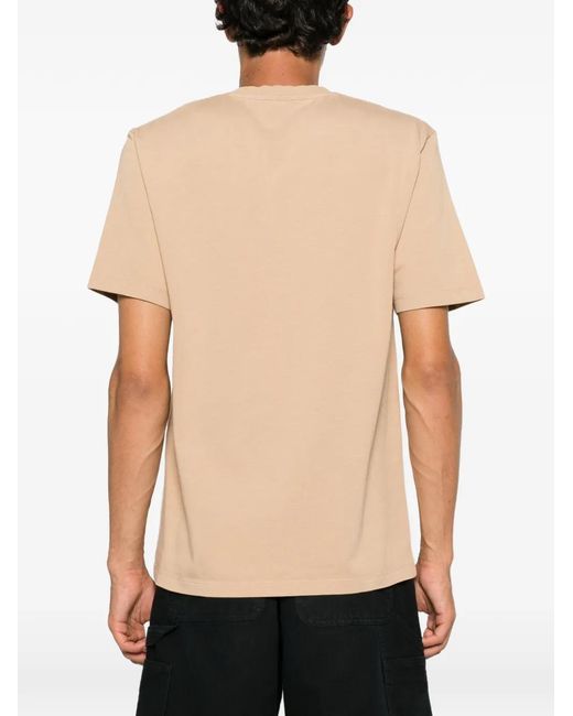 11 11 L.U.C.K. Natural Logo-Print T-Shirt