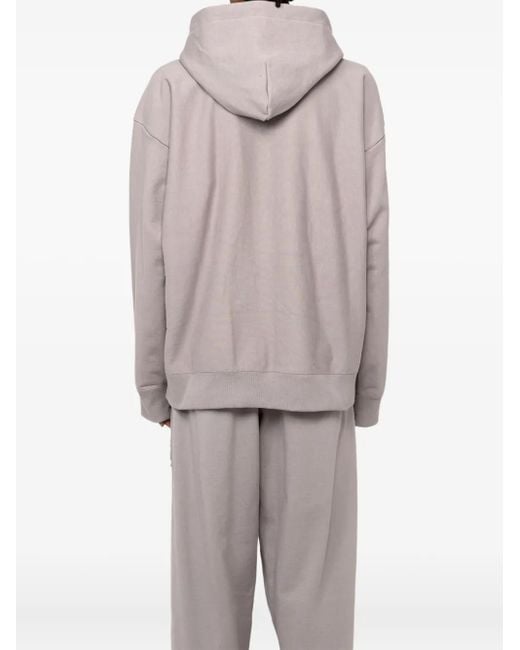 in・stru(men-tal) Brown Zip-Up Hoodie for men
