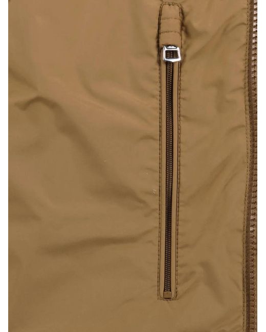 Moncler Brown Contrin Quilted Gilet for men