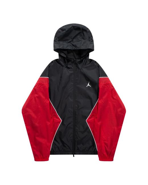 Nike Red Brooklyn Hooded Jacket for men