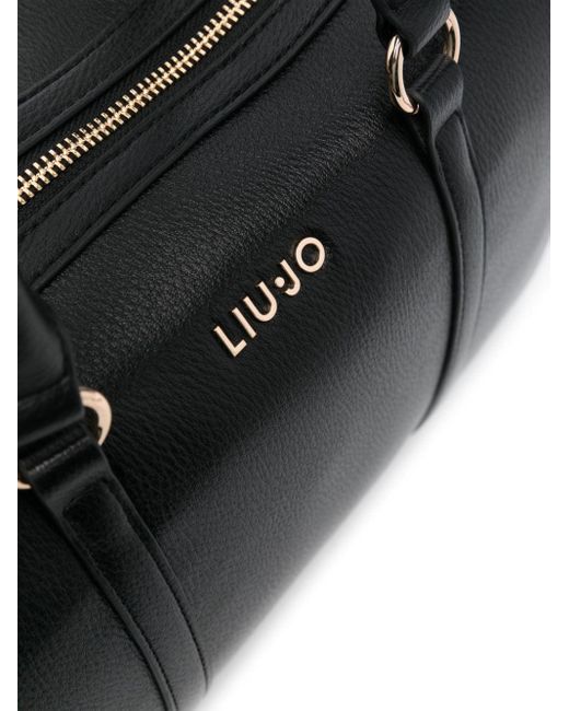 Bolso shopper con letras del logo Liu Jo de color Black